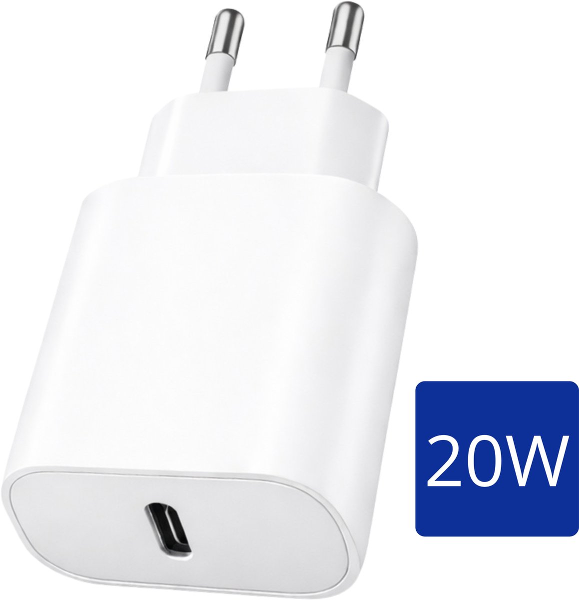 Adapie - USB-C Oplader 20W Snellader – USB-C Adapter
