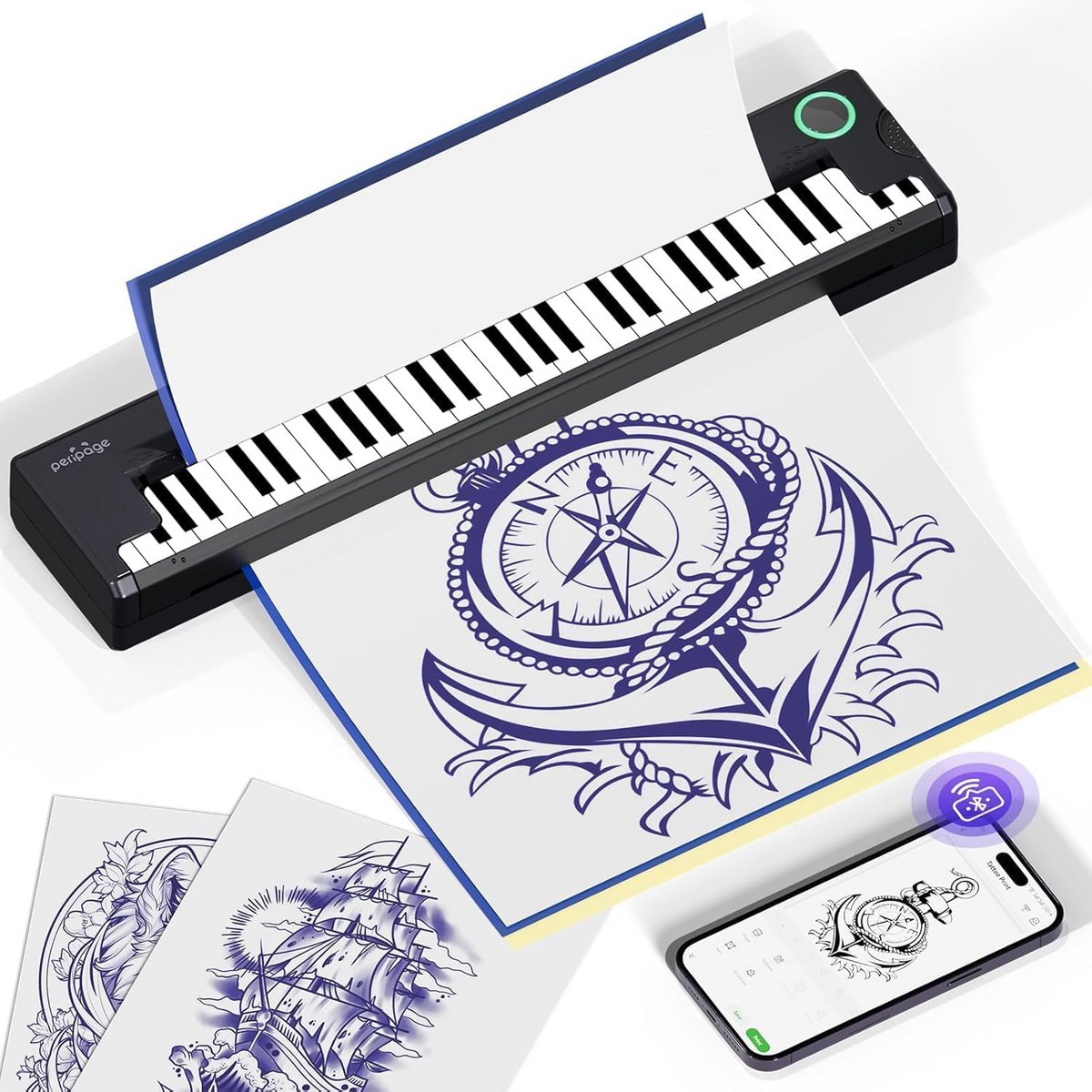 Tattoo Stencil Printer - Thermische - Draagbare - Tattoo
