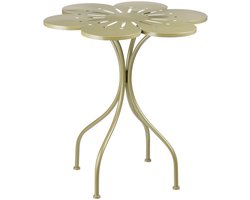 Mica Decorations Fleuri Bistrotafel - H73 x Ø70 cm - IJzer - Groen