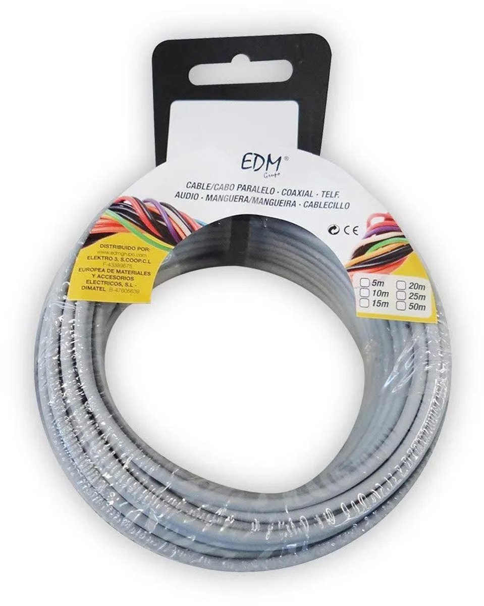 Kabel EDM Grijs 25 m 1,5 mm