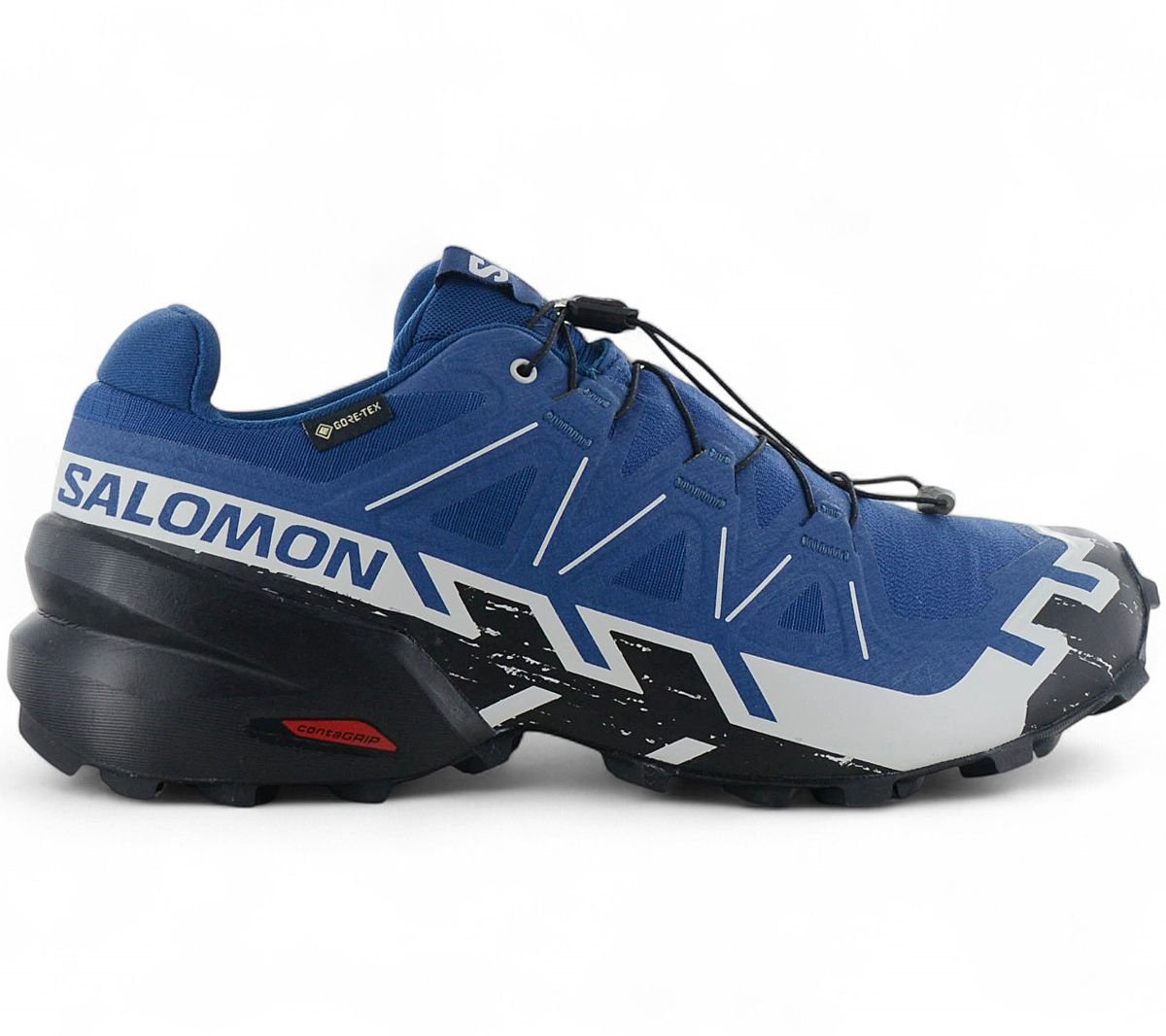Salomon Speedcross 6 GTX GORE-TEX Heren Trail-Running Schoenen Hardloopschoenen 477649 Blauw