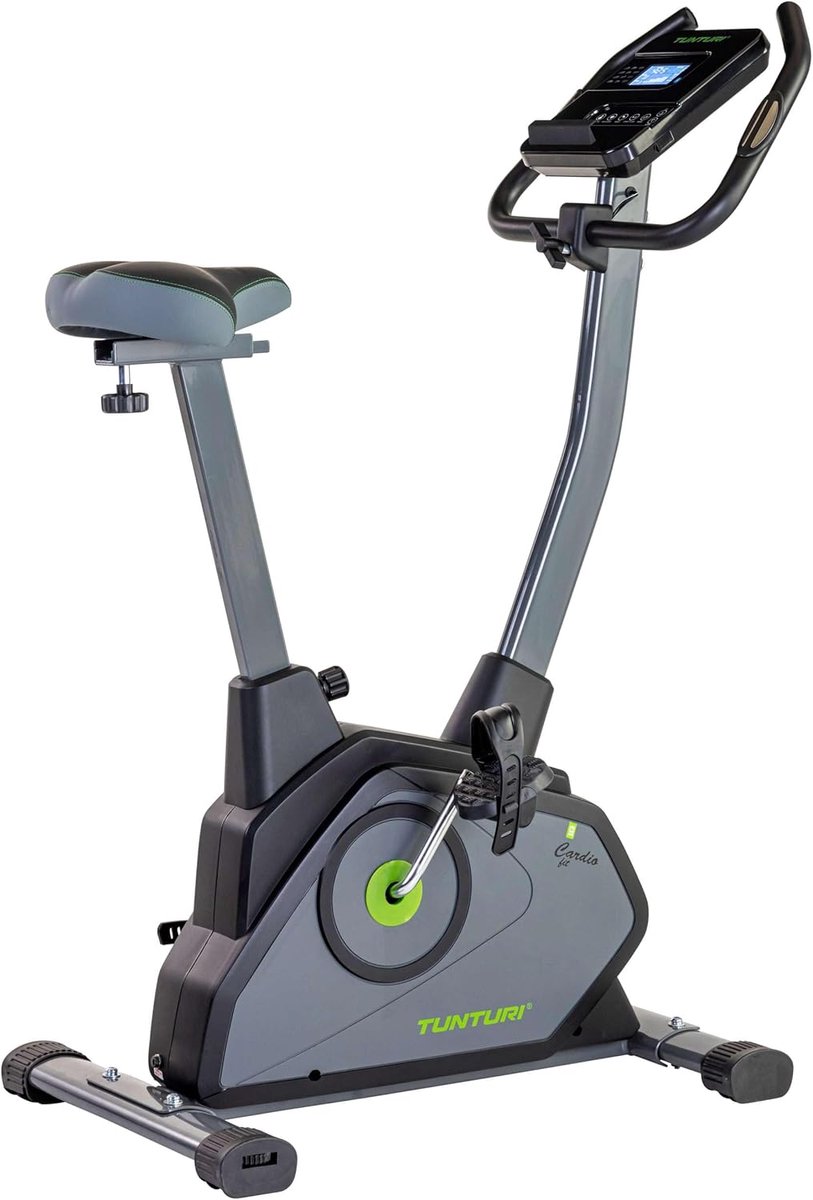 Rechtopstaande Hometrainer - Fitnessfiets Binnen - Cardio Training - Ergometer Met Hartslag - 80 x 50 cm - Groen