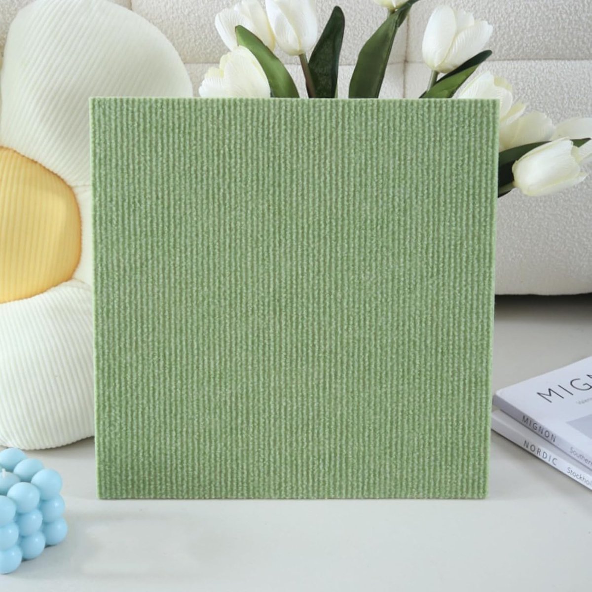 Tapijttegels - Vloerbedekking Stukken - Woonkamer Slaapkamer - Zelfklevend Gemakkelijk - 3