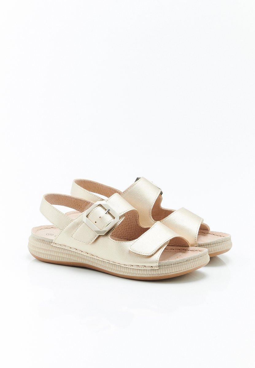 Damart - Sandalen volledige opening Piedical - Dames - Goudkleur - 41