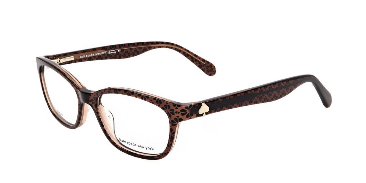 Kate Spade BRYLIE Transparent brown honey tweed 50/16/135 WOMAN Brilmonturen