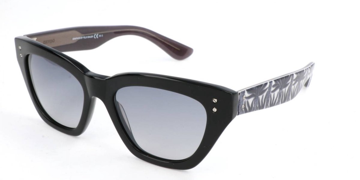 Oxydo OX 1085/FB/S Black white palm 51/18/145 WOMAN Zonnebrillen