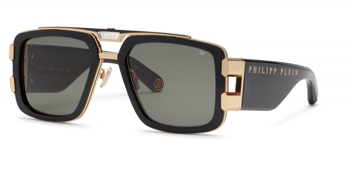 Philipp Plein SPP128M Oro rose' luc.c/parti nero luc 58/21/145 MAN Zonnebrillen