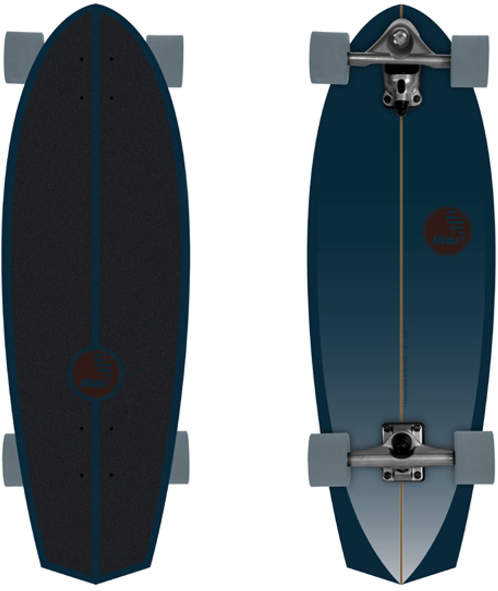 Slide SurfSkate Diamond Speer ” – Surf Skateboard Blauw