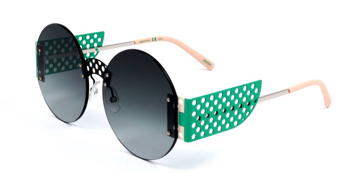 Oxydo O.NO 2.BERENDES Black green 58/15/145 WOMAN Zonnebrillen