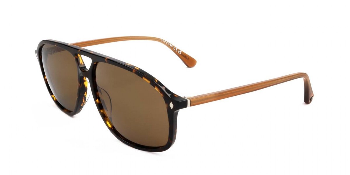 Web WE0338 Dark havana 59/14/145 MAN Zonnebrillen