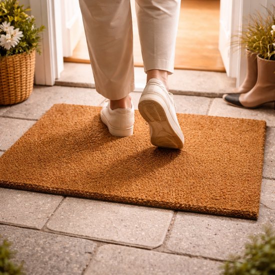 Arti Casa Paillasson - pour l'intérieur - fibre de coco - 60 x 40 cm - Tapis de séchage - tapis de nettoyage