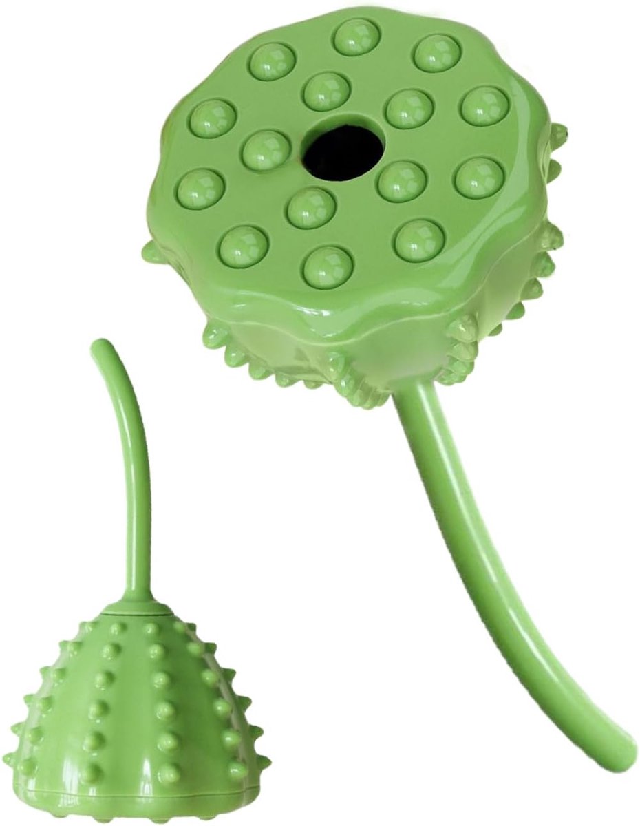 Honden Snackbal - Interactieve Voerbal - Hond Vermaken - Hygiënisch Ontwerp - 17 x 10 x 10 cm - Enkel kenmerk