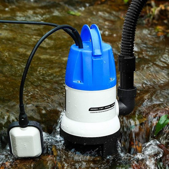 SVN® Dompelpomp Vuil Water en Schoon - Dweilpomp - Gemakkelijk en Praktisch - Blauw - 17cm x 16cm x 33cm van Merkloos — afbeelding 3