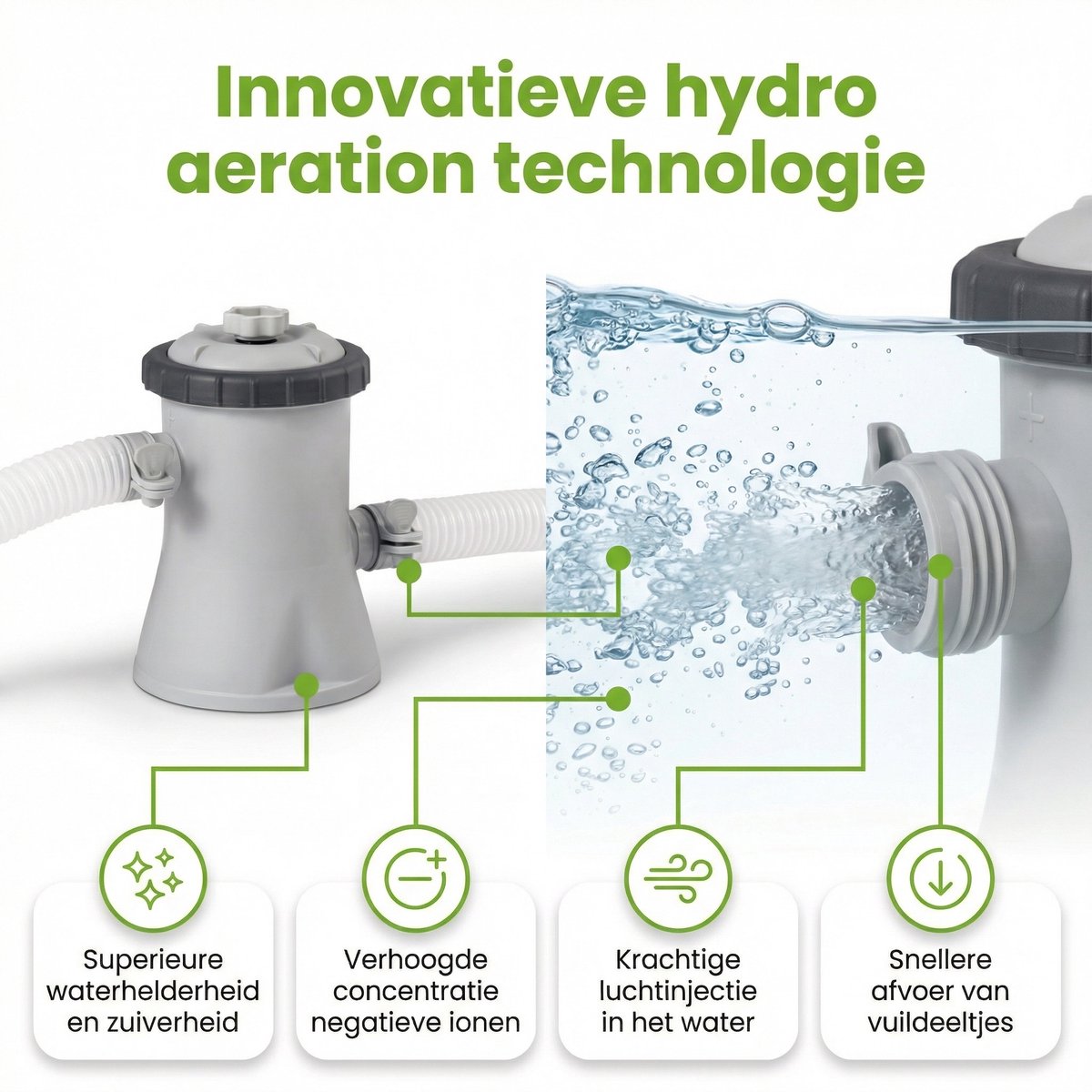 Intex 28602GS Filterpomp - 1.250 liter per uur - Zwembadfilterpomp - Filterpomp Zwembad - Zwembadwater Filteren - Watercirculatie Zwembad - Filterpomp 1250 L/h – foto 6