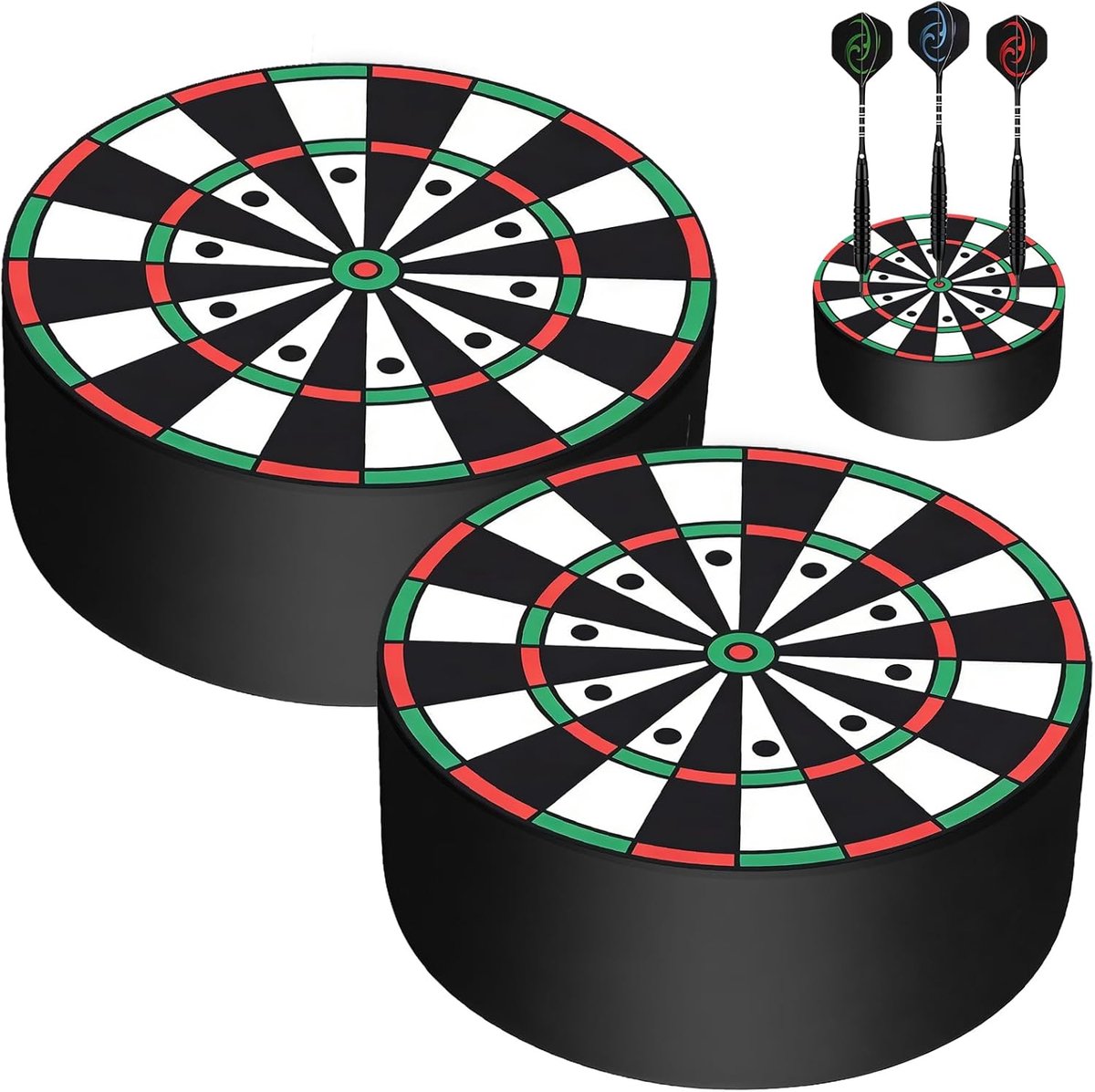 Dartstandaard - Dart Opberger - Dartpijlen Houden - Veilig Vergrendelingsmechanisme - 20 x 10 x 4 cm - Zwart