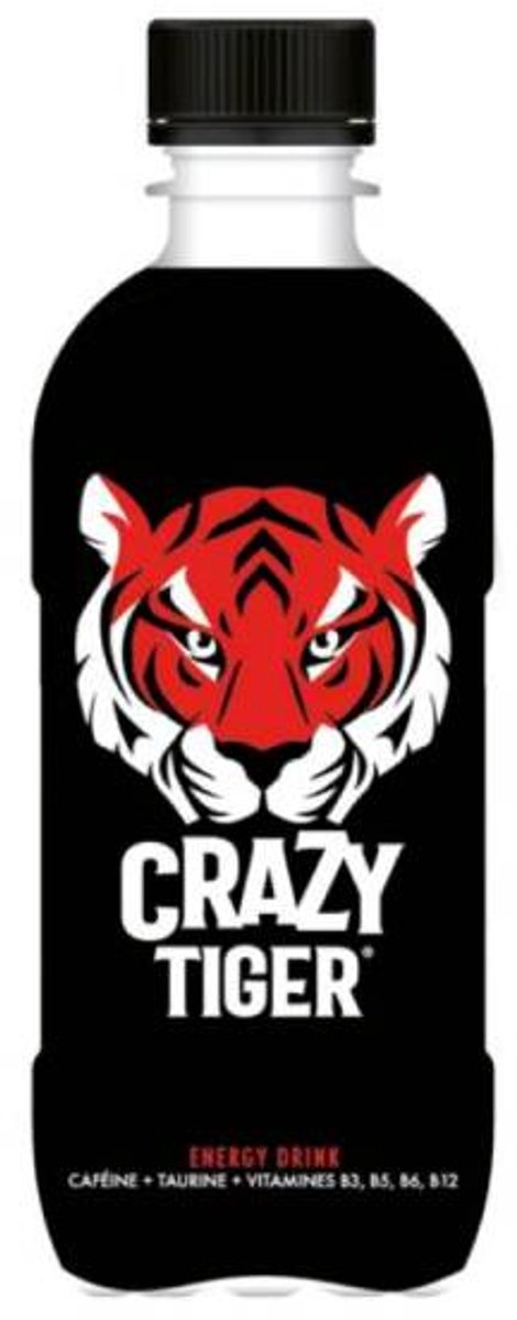 Crazy Tiger - Energy Drink - 12 x 0,35 Liter PET fles
