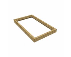 OSB geïsoleerde opstand voor dakraam voor schuin dak 150 x 250 cm