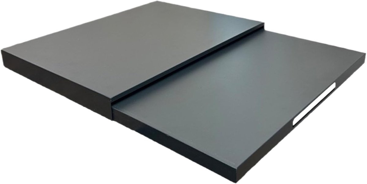 Magnetron Onderstel - Keuken Organizer - Ruimte Besparen - Uittrekbaar Ontwerp - 47x36cm - Zwart
