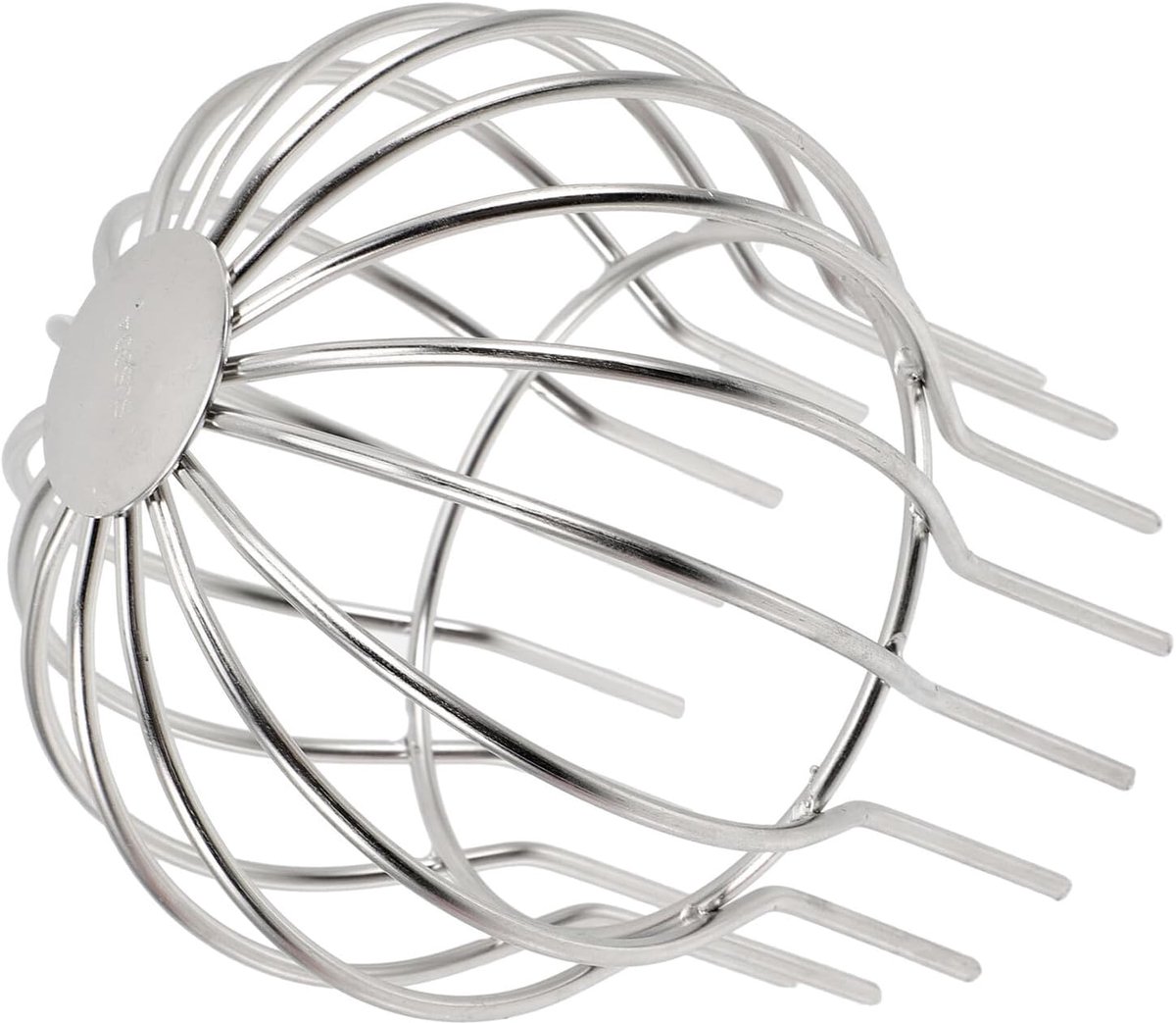 Dakgootzeef Rond - Afvoerfilter PVC - Voorkomt Verstopping - Roestvrij Staal - 11.5 cm - Zilver