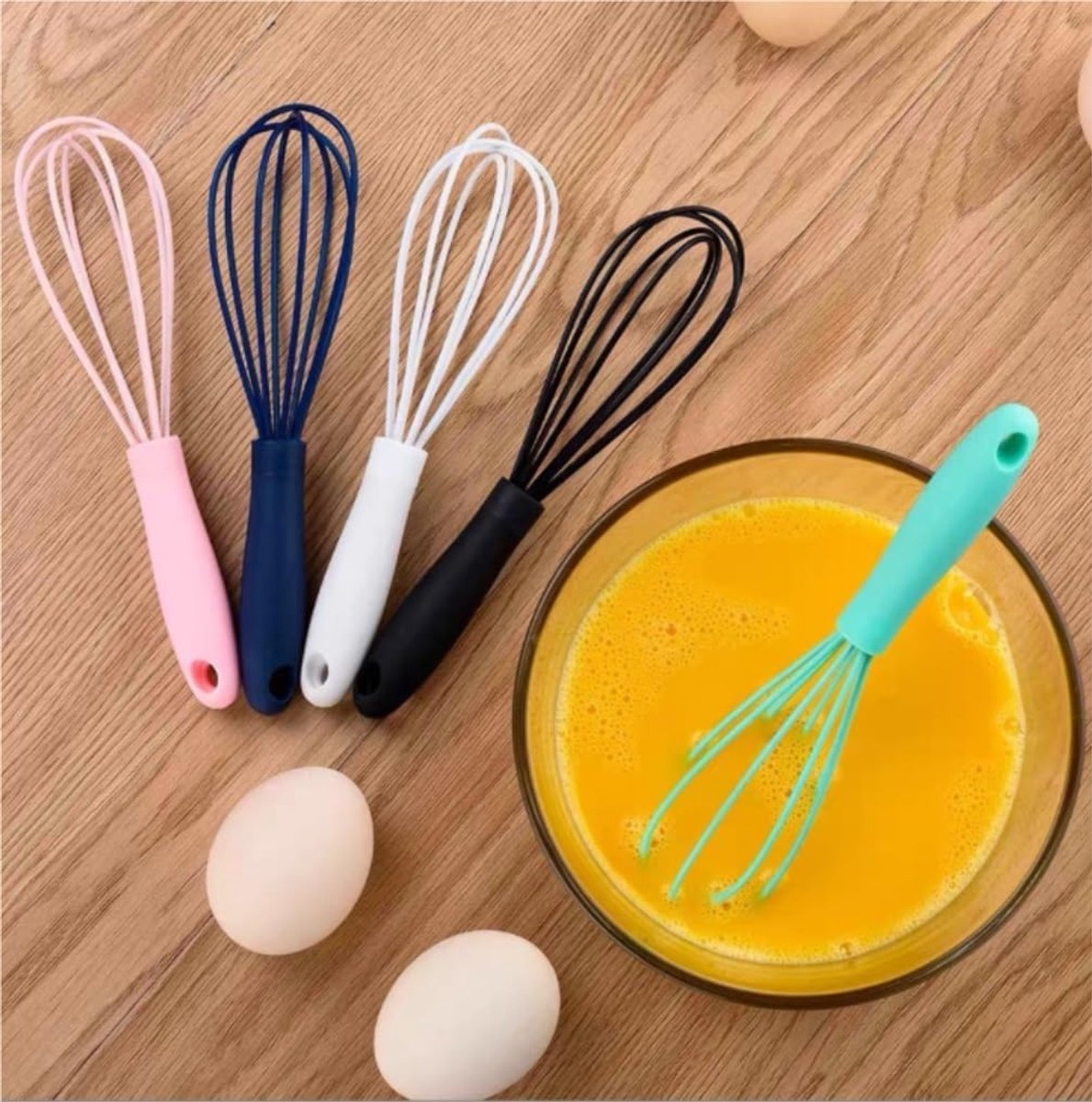Keukenmixer Garde - Handmixer Blender - Ingrediënten Mengen - Compact Ontwerp - 6 Inch - Zwart