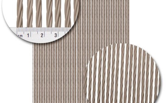 Vliegengordijn Kunststof Napoli Taupe - 100cm x 240cm — afbeelding 2