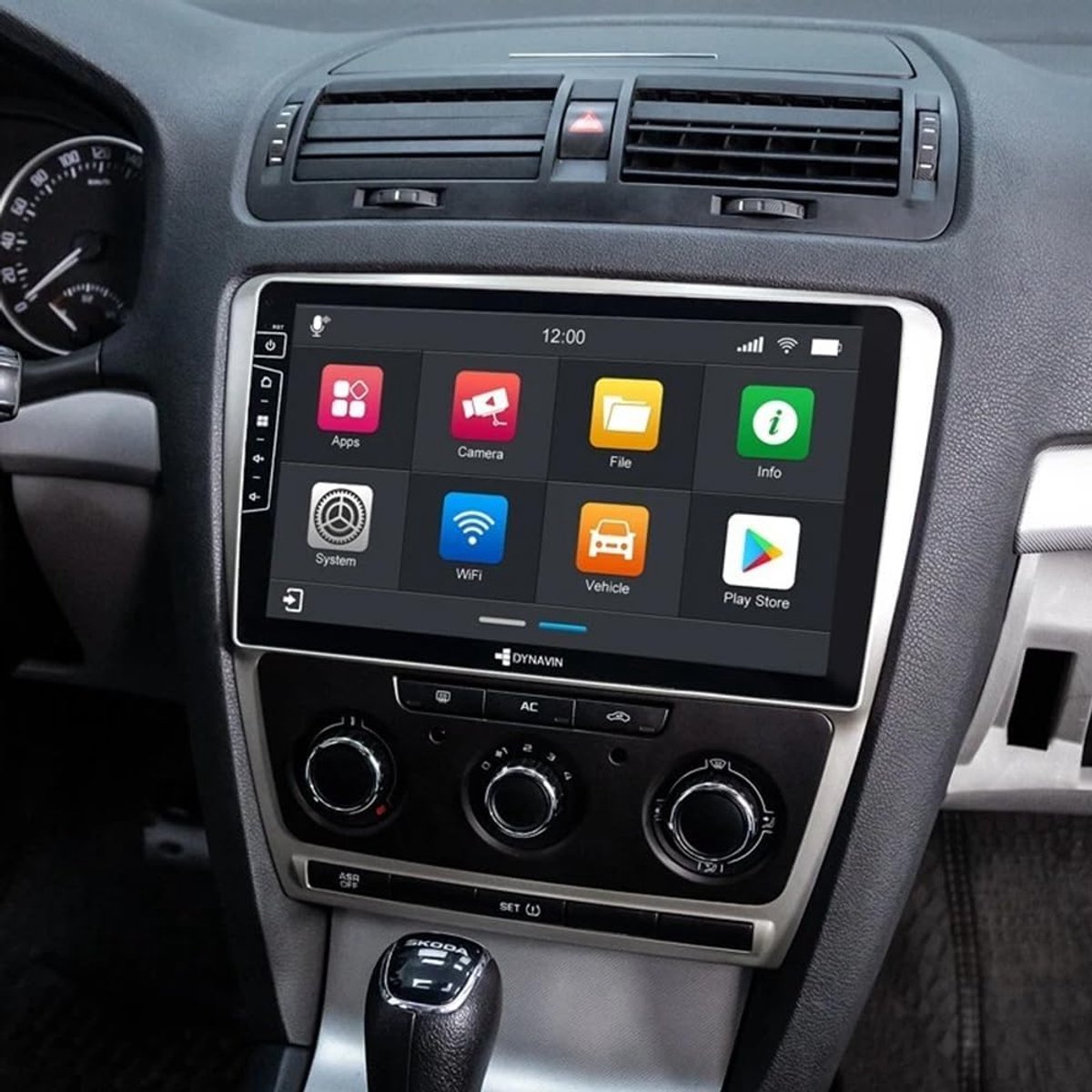 Autosysteem - Dubbel Din Radio - Navigatie Muziek - Android 14 - 10 Inch Scherm