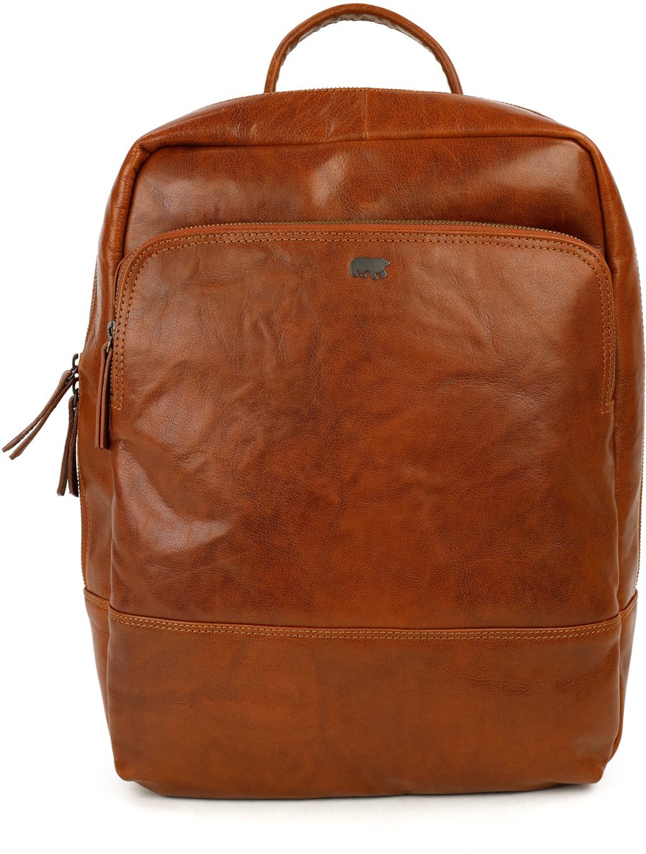 Bear Design Mason Rugzak - 15,6 inch - Cognac