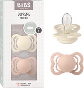 BIBS Supreme Siliconen Blush & Ivoire taille 1 0-6 mois
