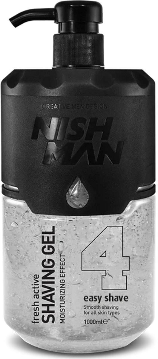 Nishman NISHMAN Easy Shave Shaving Gel 1000 ml – Transparante Scheergel voor Precisie en Comfort Belangrijkste kenmerken…