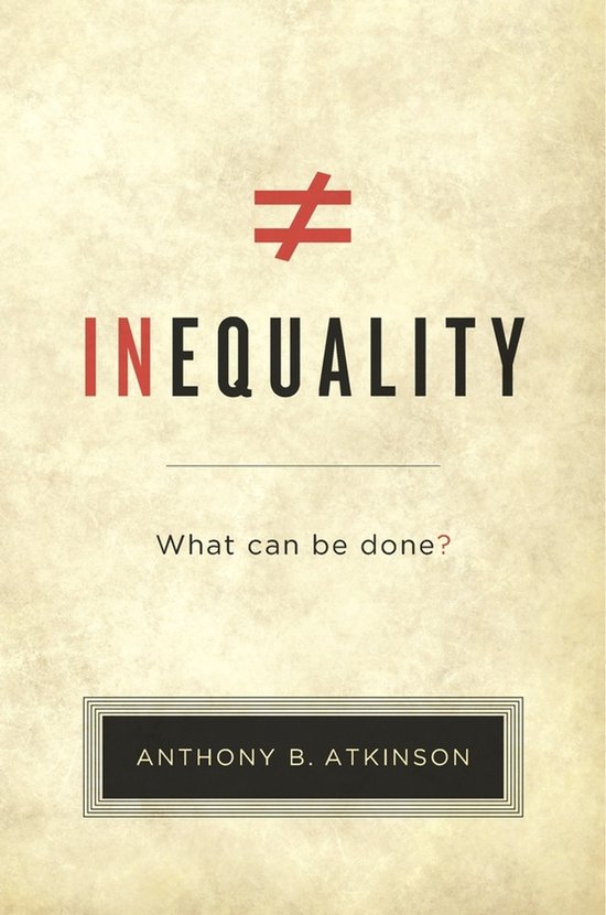 Inequality - What Can Be Done? - cover