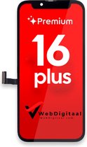 Geschikt Voor Apple iPhone 16 Plus LCD Display + Touchscreen - Premium Kwaliteit - Zwart - Scherm - Vervang Scherm - Beeldscherm - Touch screen - WebDigitaal