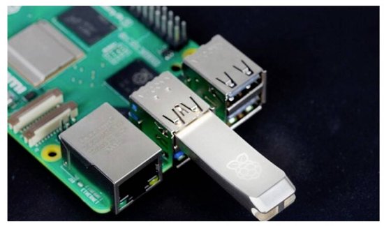 Raspberry Pi® SC2140 USB-stick Retail 128 GB Zilver SC2140 USB-A 3.0