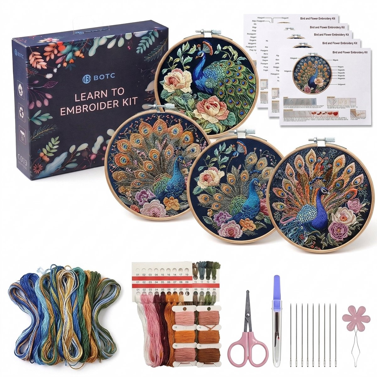 Diy handgeborduurde vlinderbloemenkit voor beginners Cross Stitch Set naaldwerk hoepel handgemaakte naaikunst Craft Kit kopen vanaf een prijs van 4.61