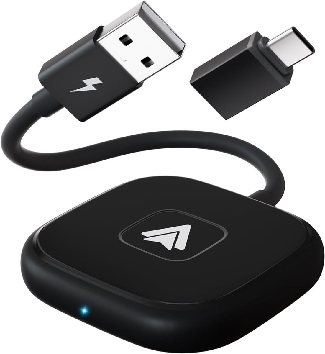 SVN®Dongle Pro - Geschikt voor Carplay & Android auto - Draadloos / Wireless Carplay – Zwart - 20cm x 12cm x 2cm