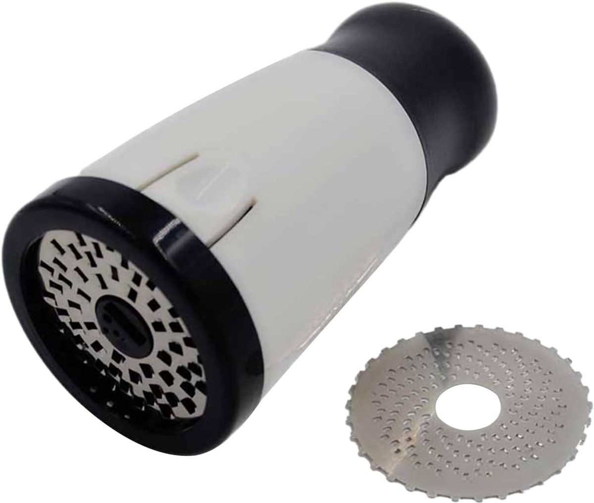 Roterende Rasp - Keuken Rasp - Groente Hakselen - Roestvrij Staal - 17 cm - Grijs
