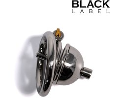 Black Label - The Knob Dome Chastity Cage - Verwijderbare sound