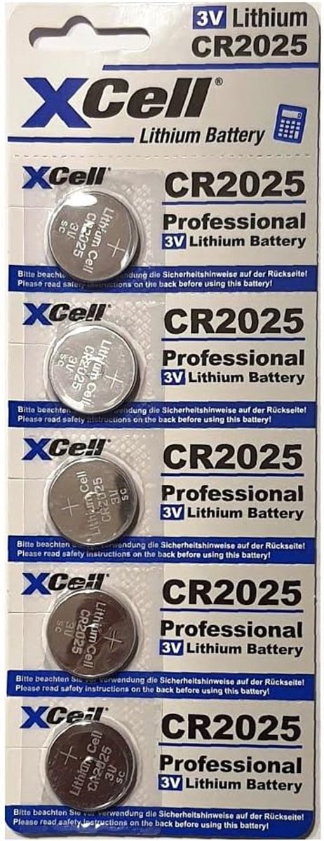 Knoopcel Batterijen - Kleine Energiebron - Apparaten Voeden - Lange Levensduur - CR2025