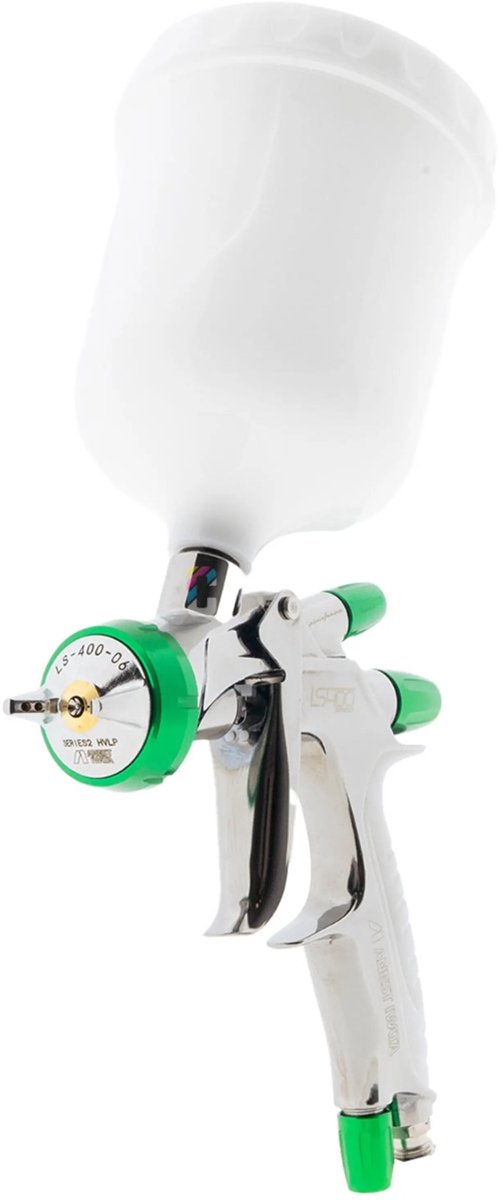 Iwata LS400 Base Series 2 Verfspuit + bovenbeker - 1,3mm