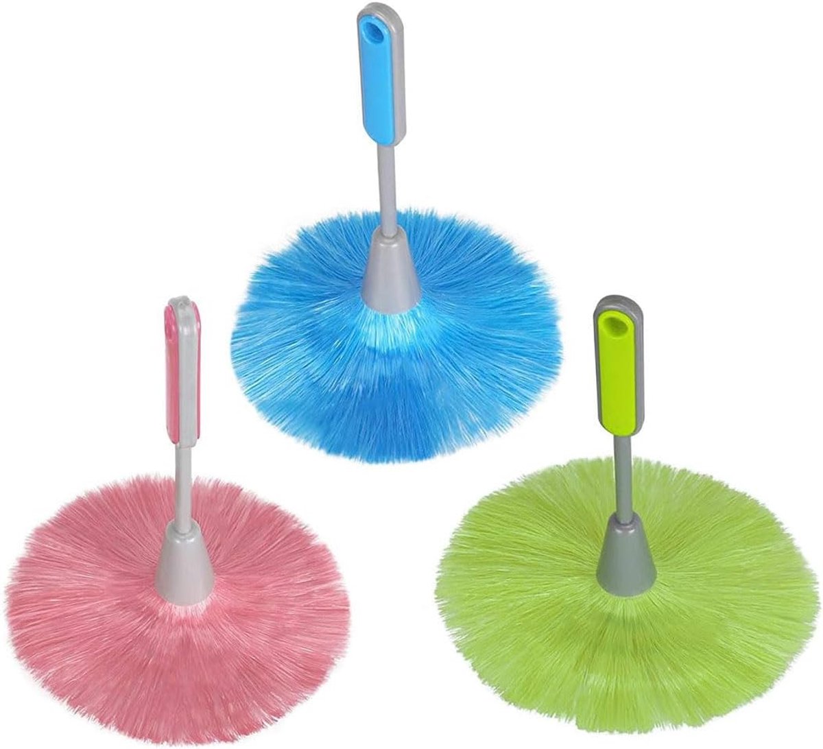 Mini Stoffen Wand - Pluizige Duster - Stof Vegen - Wasbaar Herbruikbaar - 27x15cm