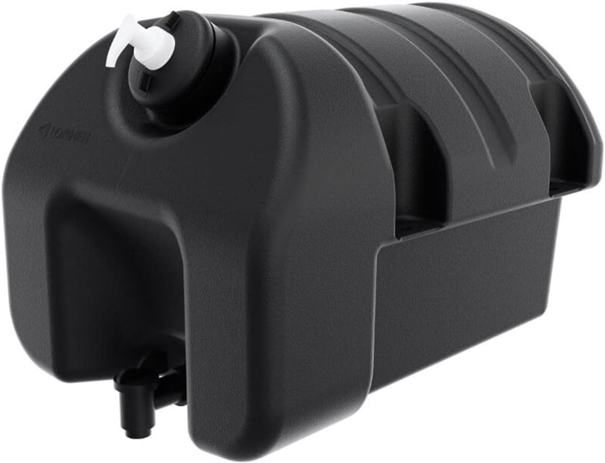 Waterreservoir 30 Liter - Watertank met pomp - Bedrijfsvoertuig gebruik - Geïntegreerde zeepdispenser - Inclusief bevestigingsmateriaal