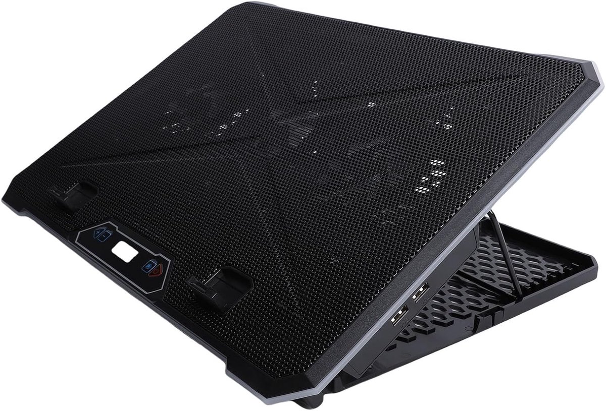 Laptopkoeler - Koelpad Ventilator - Gaming Laptop - 10 Turbo Fans - 12-19 inch - RGB Verlichting