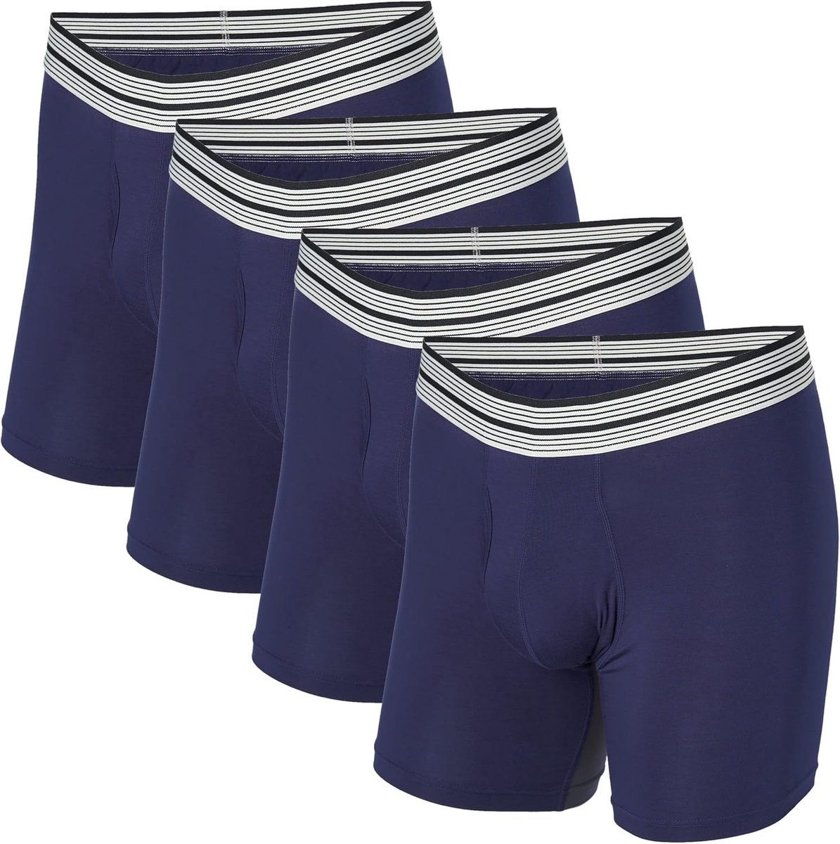 Boxershorts Heren - Ondergoed Set - Dagelijks Comfort - Standaard Pasvorm - 4 Stuks