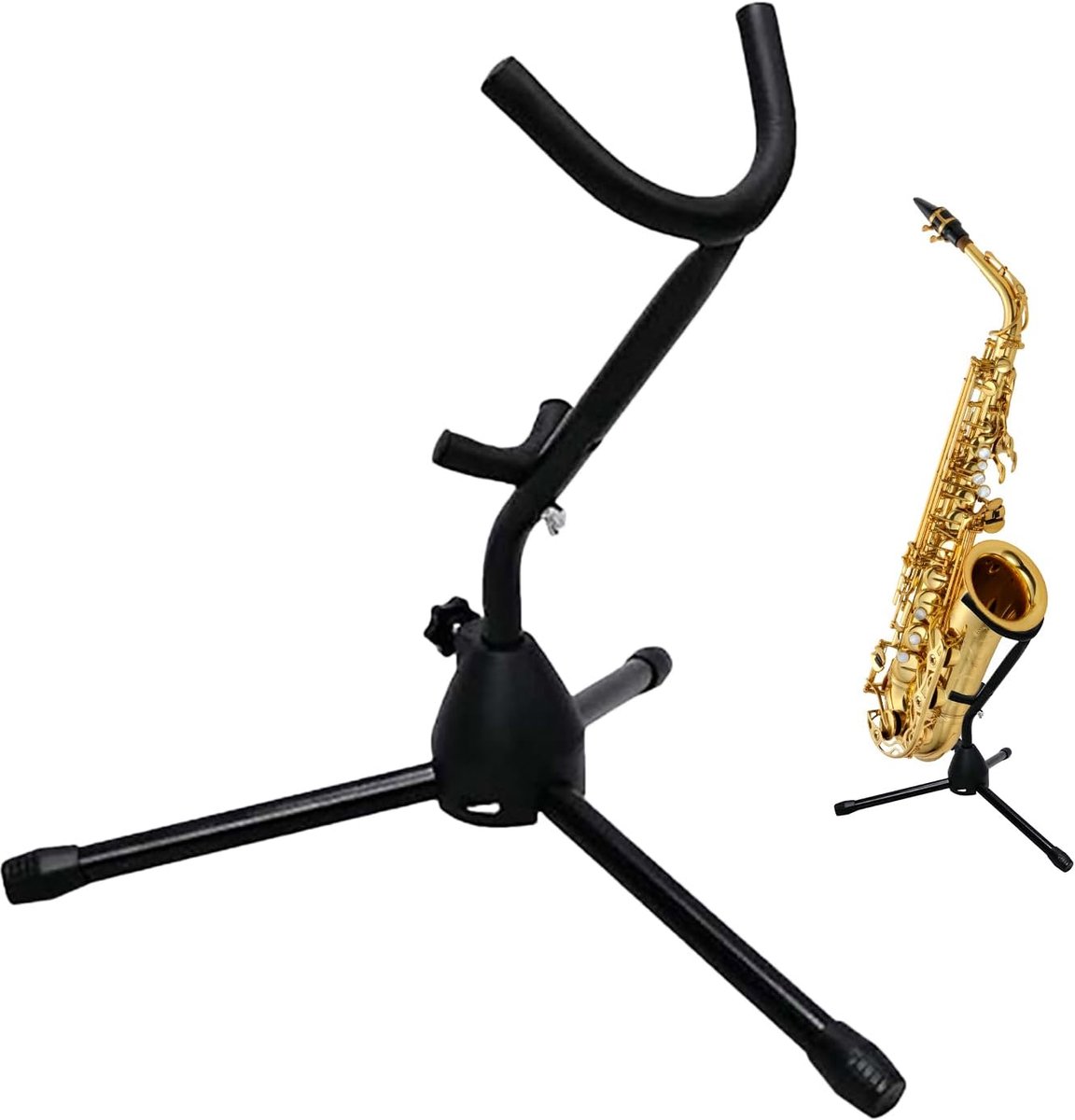 Saxofoon Standaard - Draagbare Houder - Muziek Instrument - Vouwbaar Ontwerp - 41x44.5 cm