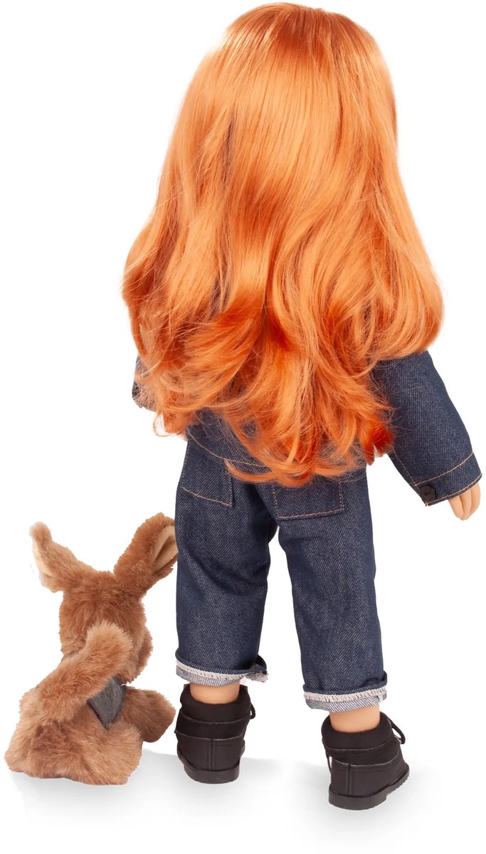 Götz Modepop Hannah en haar Hond 2026 50 cm van Götz — afbeelding 2