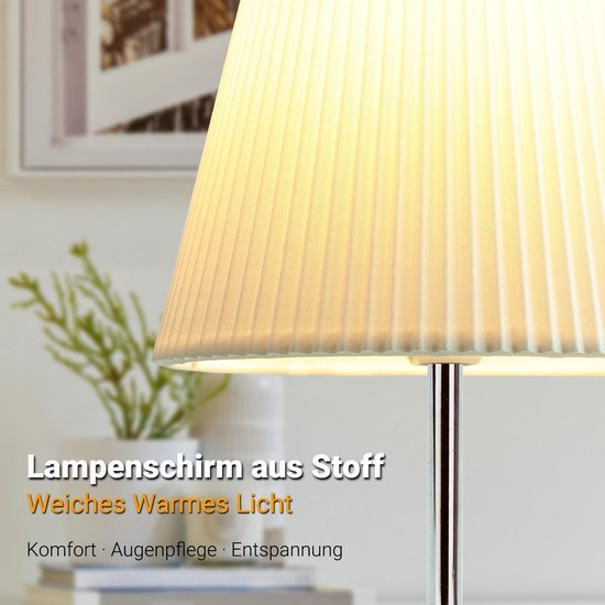 Nachtlampje Dimbaar Touch met 3 Helderheidsniveaus - Minimalistische Tafellamp voor Woonkamer en Lezen — afbeelding 3