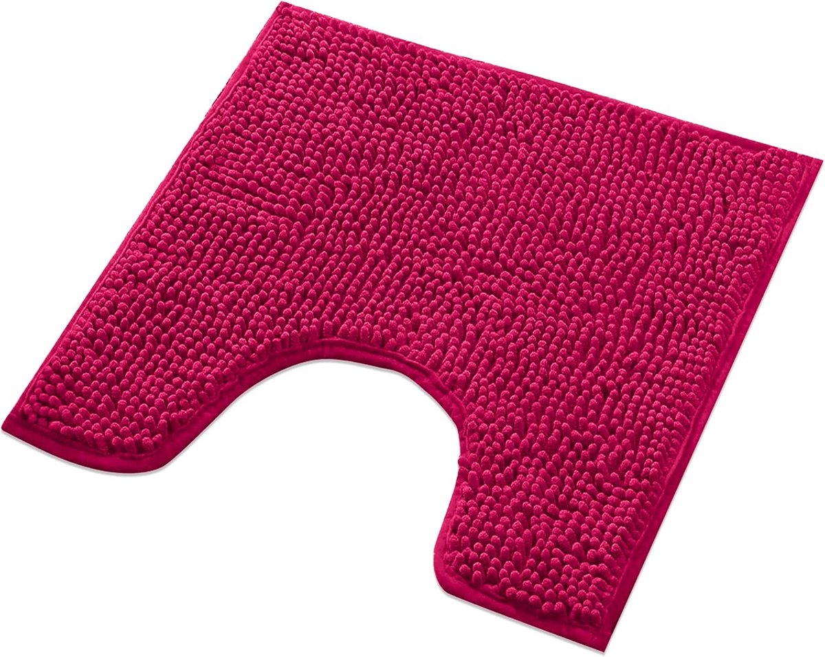 Roze Antislip Badmat 45x45cm - Wasbaar en Sneldrogend - Moderne Badkamer Decoratie