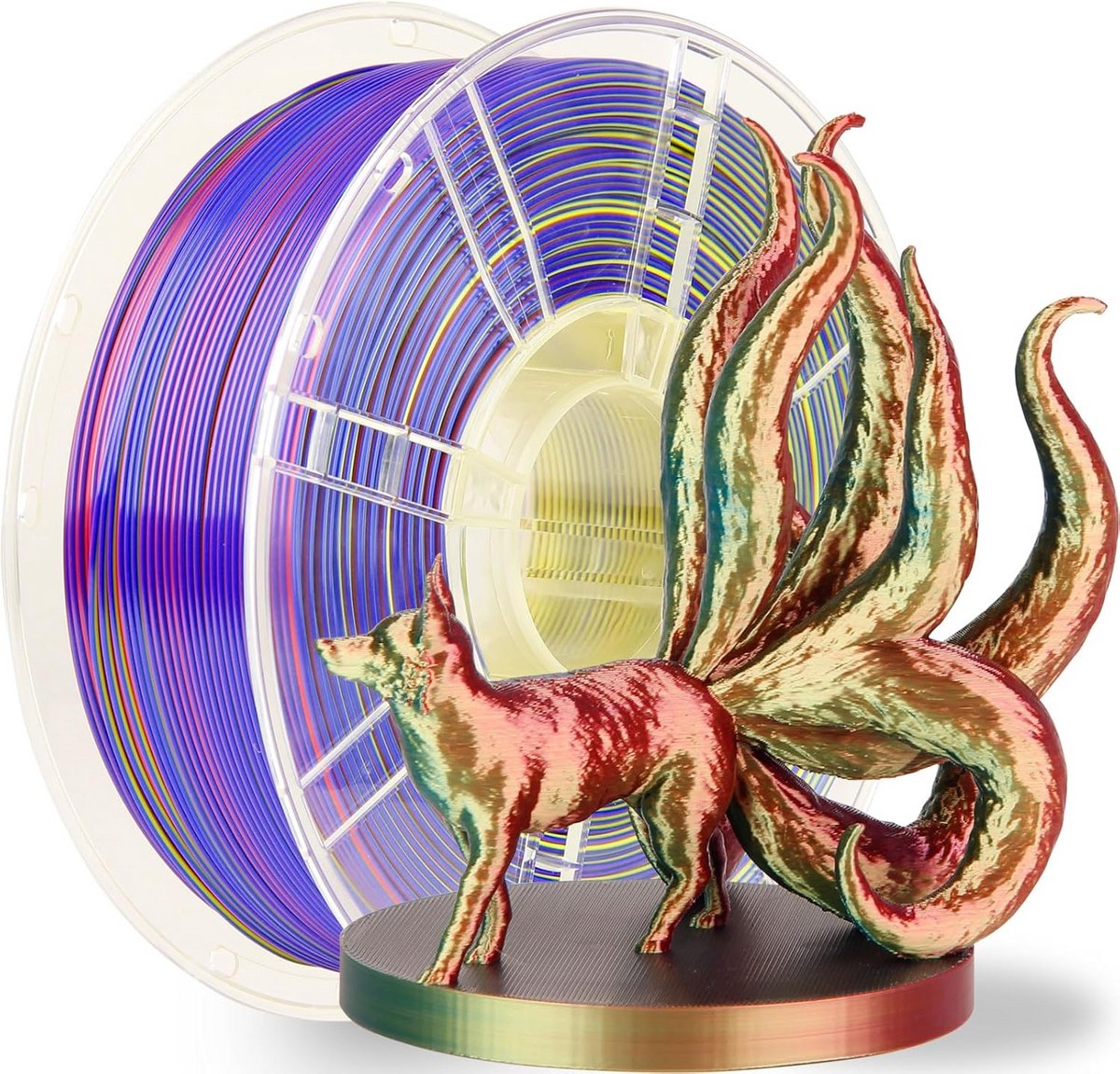 3D Printer Filament 1,75 mm - Natuurlijke Matte Houtstructuur Geel Teakhout - Hoge Nauwkeurigheid