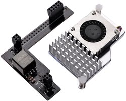 PoE HAT 5V voor Raspberry Pi 5 met Geïntegreerde Koeler en Overbelastingsbeveiliging