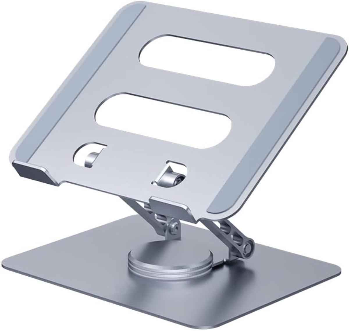 Aluminium 360 Graden Laptop/Tablethouder - Duurzaam en Flexibel