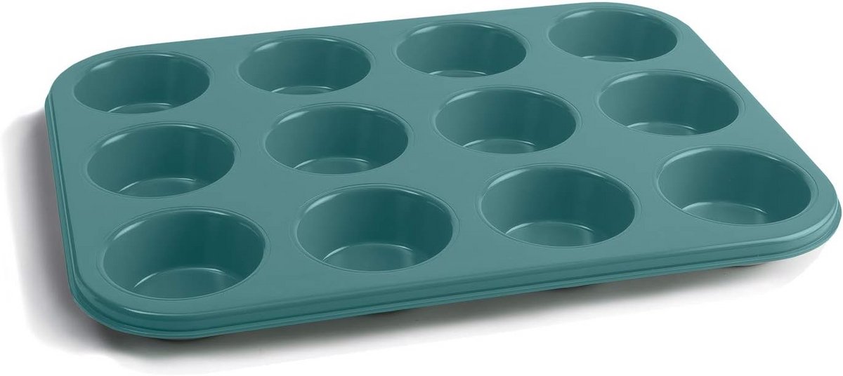 Muffinvorm van staal 35 cm x 27 cm x 3 cm - Perfect voor cupcakes en puddingen